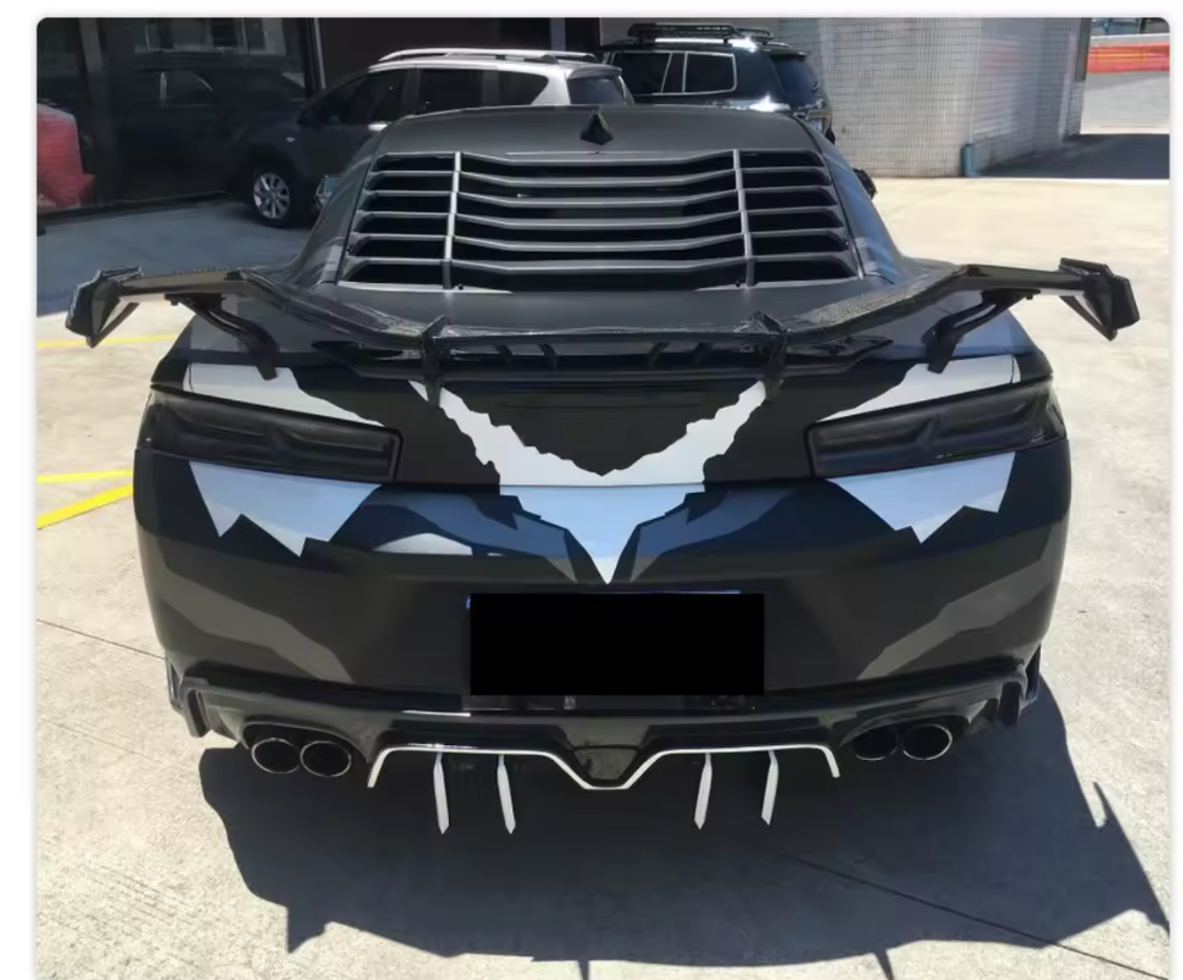For Chevrolet Camaro Coupe 2016 2017 2018 Carbon Fiber wing