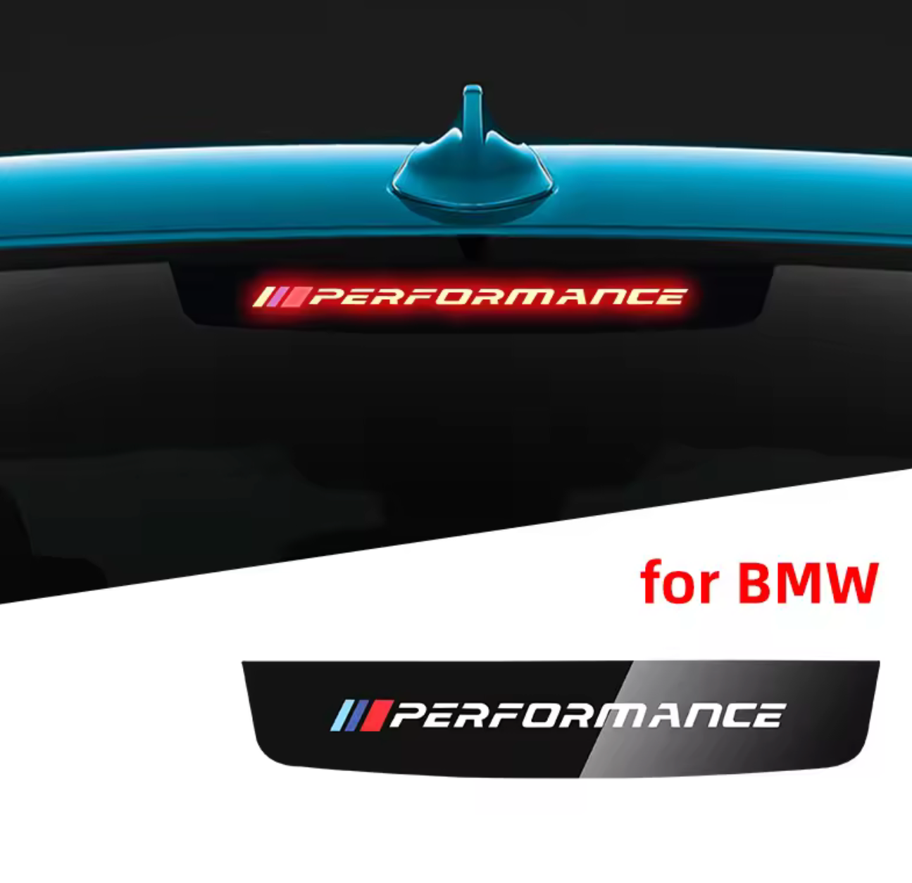 BMW Stickers Brake Light For Bmw M Performance M2 M3 M4 M5 M6 1 2 3 4 5 7 Series X4 X5 X7 F25 F26 F15 F16 E90 E91 E92 E60