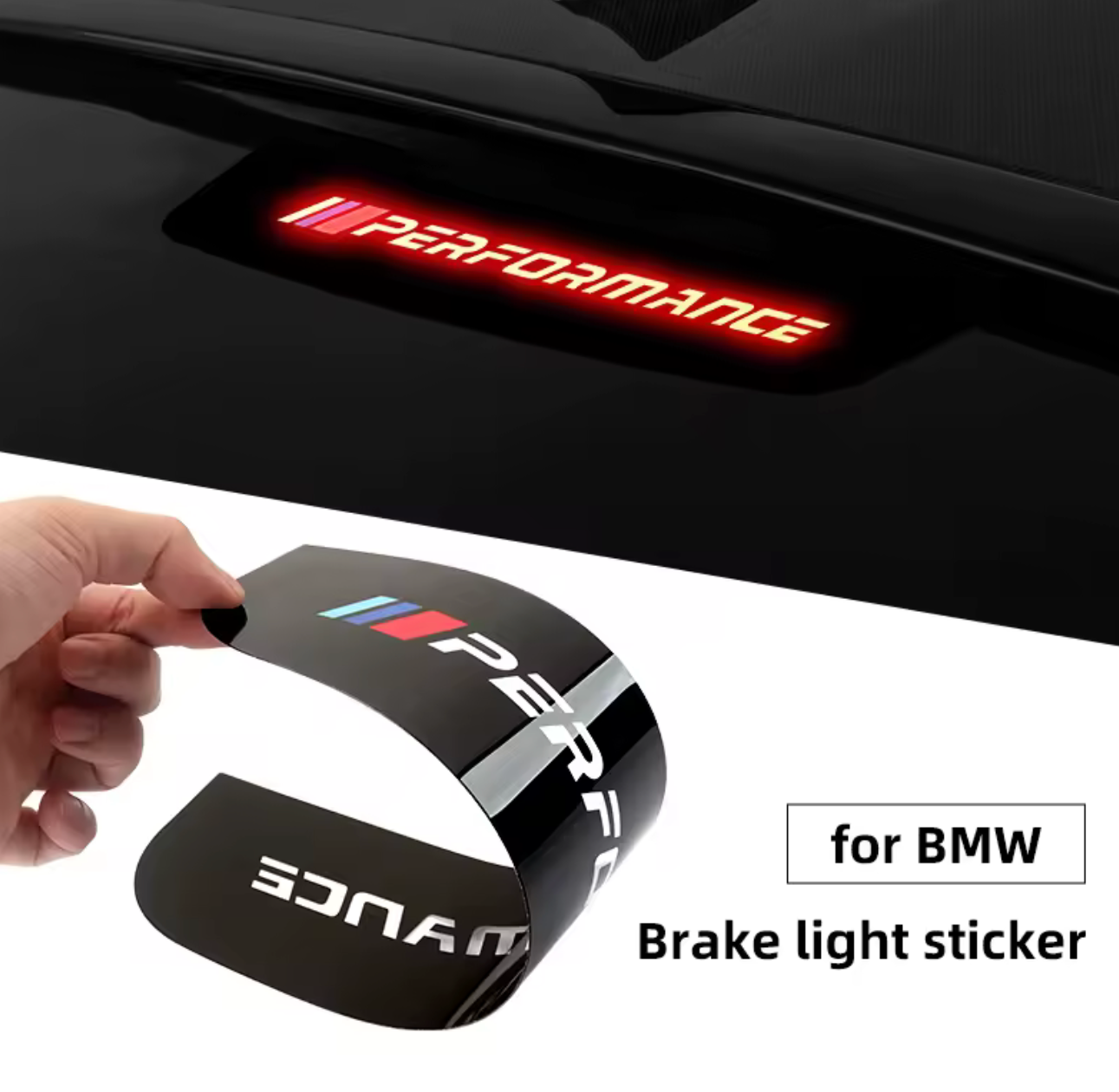 BMW Stickers Brake Light For Bmw M Performance M2 M3 M4 M5 M6 1 2 3 4 5 7 Series X4 X5 X7 F25 F26 F15 F16 E90 E91 E92 E60